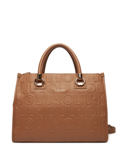 LIUJO MANHATTAN Geantă medie tip ghiozdan cu logo piele de căprioară - Genți femei