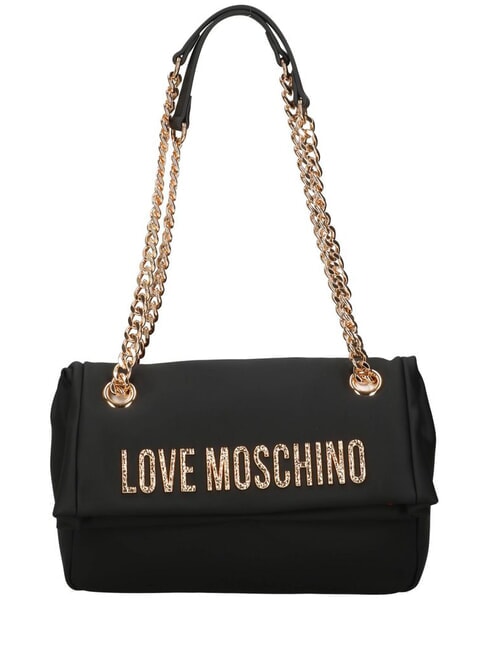 LOVE MOSCHINO BOLD LOVE HAMMERED  Geantă de umăr / geantă crossbody negru - Genți femei