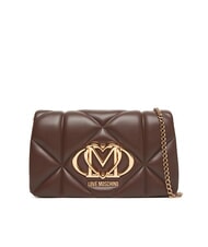 LOVE MOSCHINO SMART DAILY  Geantă de umăr mini ciocolată - Genți femei - 1