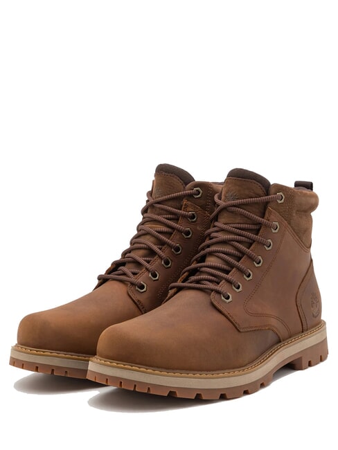 TIMBERLAND BRITTON ROAD Botine din piele impermeabila rugină cu bob plin - Pantofi bărbați
