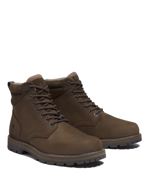 TIMBERLAND BRITTON ROAD Botine din piele impermeabila nubuc maro închis - Pantofi bărbați