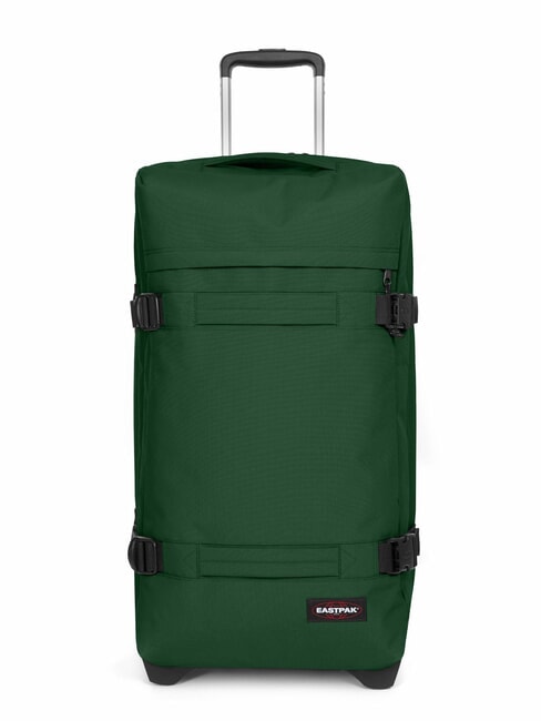 EASTPAK TRANSIT'R M Troller de mărime medie verde cu peri - Trolere semirigide