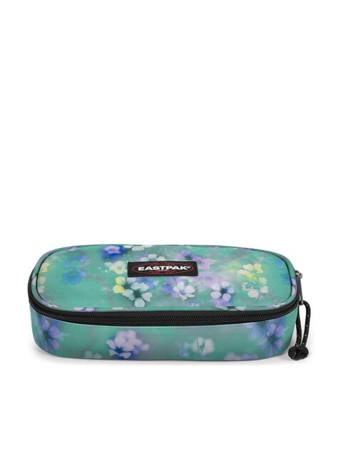 EASTPAK OVAL SINGLE Trusa de creion floră fade aqua - Penare și accesorii