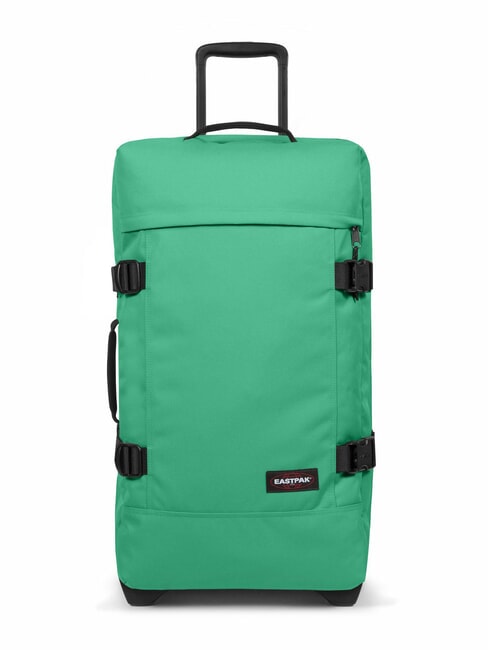 EASTPAK TRANVERZ M Troller mediu verde prețios - Trolere semirigide