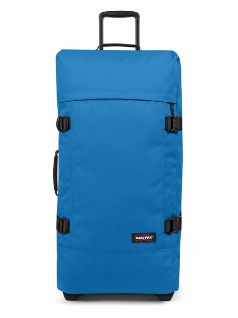 EASTPAK TRANVERZ L Troller mare albastru cu bule - Trolere semirigide