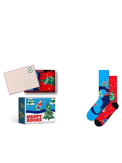 HAPPY SOCKS HAPPY HOLIDAYS Set cadou cu 2 perechi de șosete 6000 - Șosete de damă