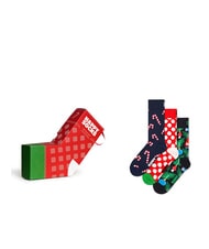 HAPPY SOCKS X-MAS Set cadou de 3 perechi de șosete - Șosete pentru bărbați