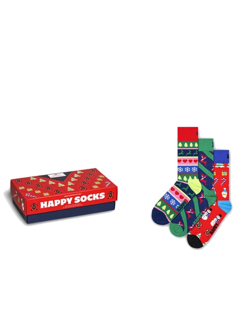 HAPPY SOCKS X-MAS SWEATER Set cadou de 3 perechi de șosete 4300 - Șosete pentru bărbați