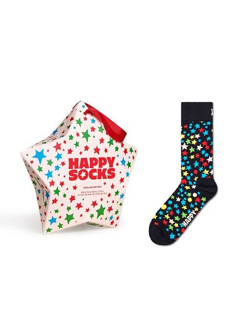 HAPPY SOCKS STELLAR Set cadou cu 1 pereche de șosete alb - Șosete de damă