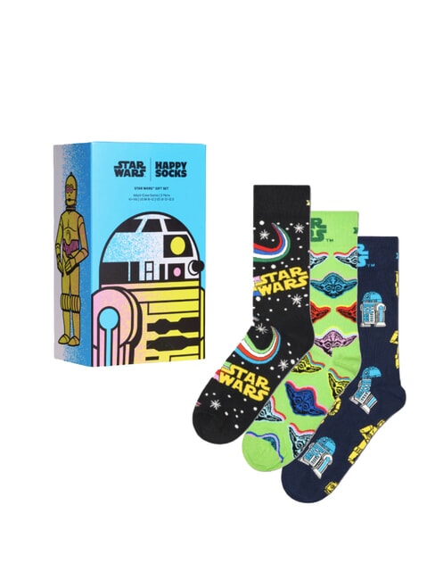 HAPPY SOCKS STAR WARS Set cadou de 3 perechi de șosete negru - Șosete pentru bărbați
