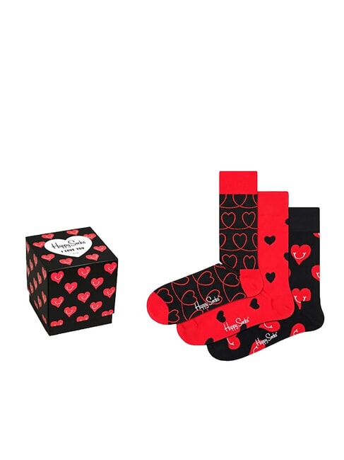 HAPPY SOCKS I LOVE YOU Set cadou de 3 perechi de șosete 4300 - Șosete de damă