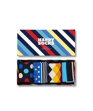 HAPPY SOCKS BLACK WEEK STRIPED Set cadou de 4 perechi de șosete multicolor - Șosete pentru bărbați - 1