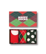 HAPPY SOCKS HOLIDAY CLASSICS Set cadou de 3 perechi de șosete - Șosete pentru bărbați