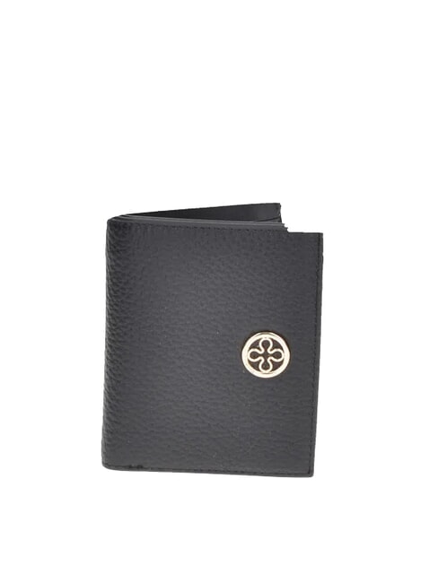 V73 FEDERICA Portofel mediu cu buzunar pentru monede negru - Portofele femei