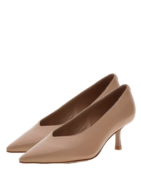 GUESS YATTCH Decolteu din piele nud - Pantofi femei