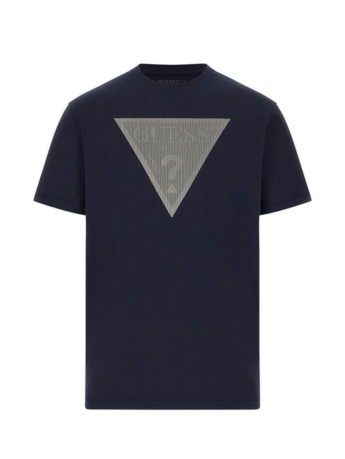 GUESS TRIANGLE LOGO Tricou cu mânecă scurtă, croială regulată smartblue - tricou