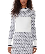 GUESS MOCK NECK AUBREY 4G Pulover slim fit - Pulovere pentru femei