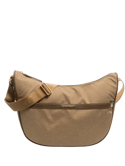 BORBONESE DOWNTOWN Large Geantă de umăr verde ulei - Genți femei