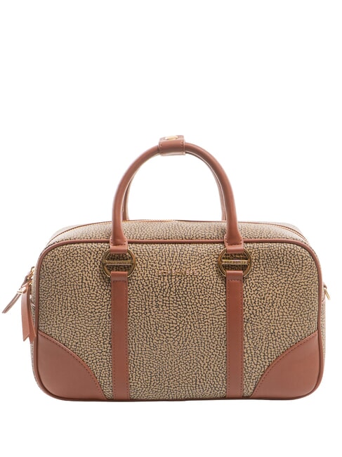 BORBONESE OUTLINE Geantă de mână op natural/piele - Genți femei
