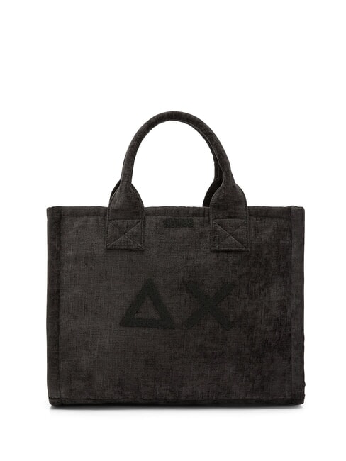 SUN68 CALI VELVET Geantă de mână, cu curea de umăr negru - Genți femei