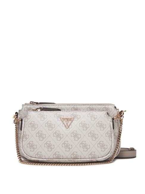 GUESS NOELLE 2 Geantă de umăr logo taupe închis - Genți femei