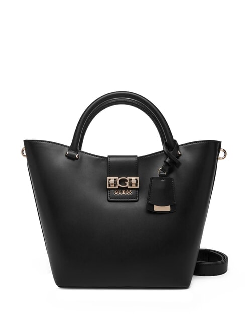GUESS JANE Geantă tote cu curea de umăr BLACK - Genți femei