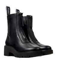 CAMPER MILAH Ghete din piele pentru gleznă negru - Pantofi femei - 1