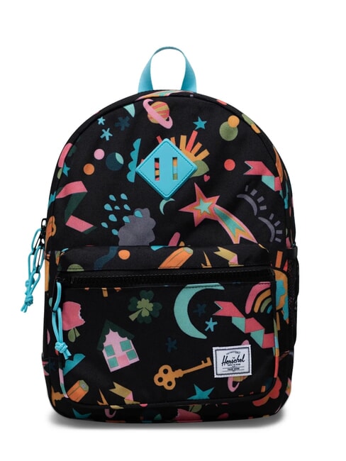 HERSCHEL HERITAGE KIDS Rucsac album de albume negru - Rucsacuri pentru școală și timp liber
