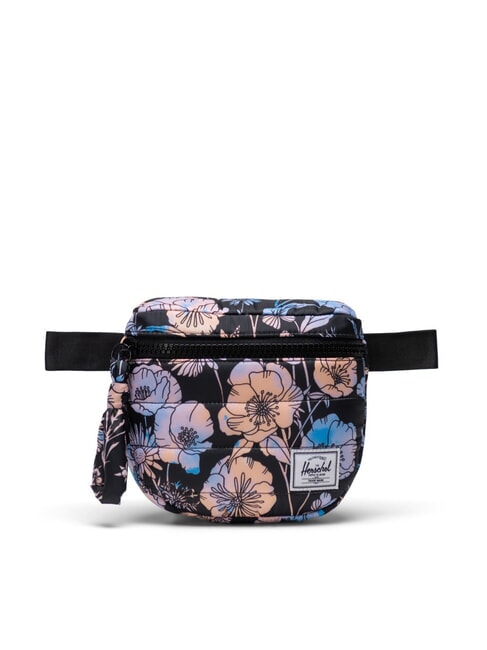 HERSCHEL SETTLEMENT QUILTED Borsetă mică matlasată ceruri florale - Borsete de brâu