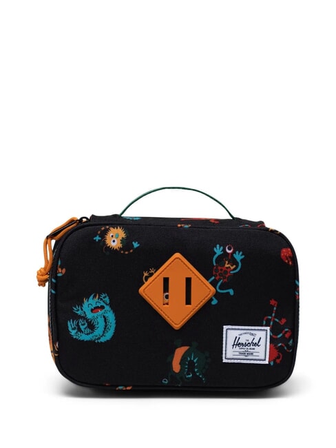 HERSCHEL HERITAGE Penar cu mâner dans monstru negru - Penare și accesorii