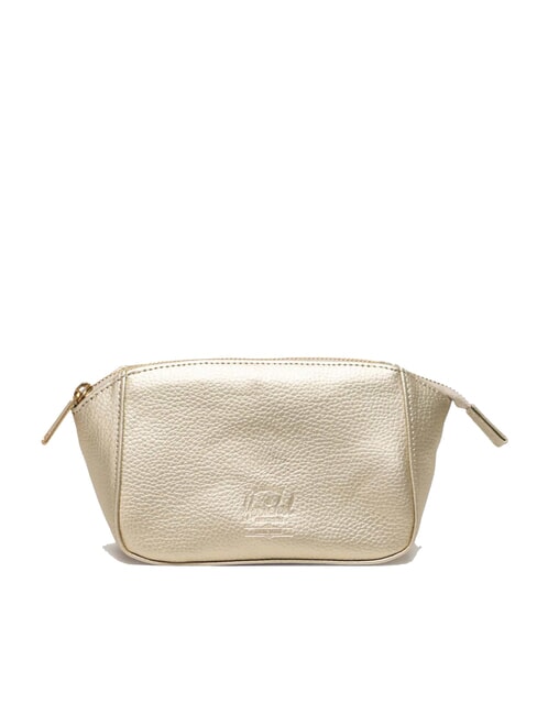 HERSCHEL MILAN Trusă mică de cosmetice auriu metalic - Truse de toaletă