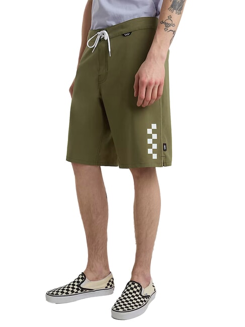 VANS THE DAILY SOILD Costum de pantaloni scurți lungi olivine - Costume de baie