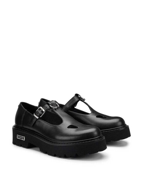 CULT SLASH 4216 Mocasini Mary Jane din piele negru - Pantofi femei