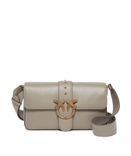 PINKO LOVE ONE CLASSIC SLOUCHY Geantă de umăr din piele - Genți femei