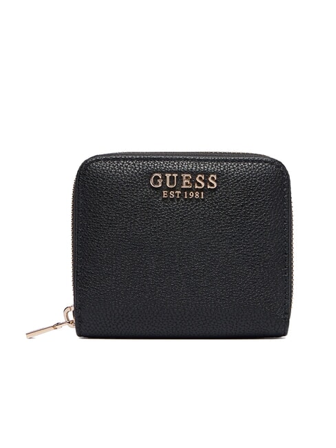 GUESS GREGORIA Portofel mic cu fermoar BLACK - Portofele femei