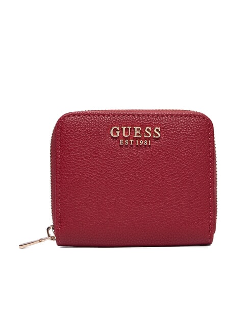 GUESS GREGORIA Portofel mic cu fermoar RED - Portofele femei