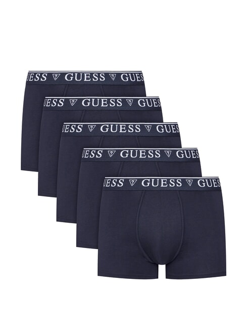 GUESS LOGO CLASSIC 5 boxeri multicolori smartblue - Slip pentru bărbați