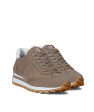 RALPH LAUREN DANI Teniși microperforați din piele întoarsă - Pantofi femei