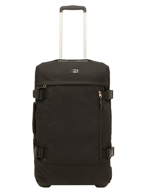 LESAC GLOBETROTTER 2 Cărucior de dimensiuni medii negru - Trolere semirigide