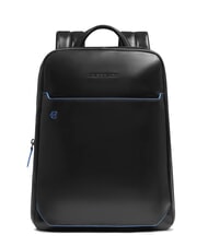 PIQUADRO BLUE SQUARE Rucsac pentru laptop de 14", din piele - Rucsacuri pentru laptop