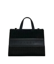 GAUDÌ ADA VELUR L Geantă de mână cu inserții de catifea - Genți femei