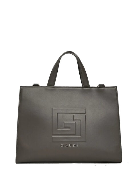 GAUDÌ EMILY L Geantă de mână cu curea de umăr gri - Genți femei