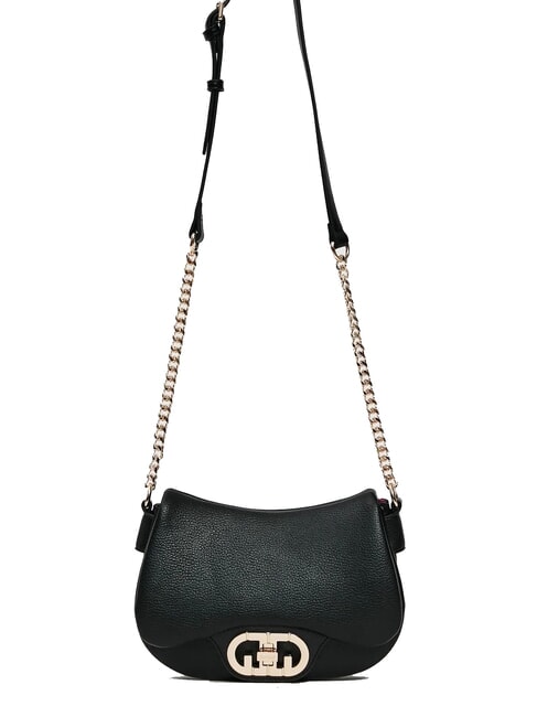 GAUDÌ ELLA Geantă de umăr cu clapă BLACK - Genți femei