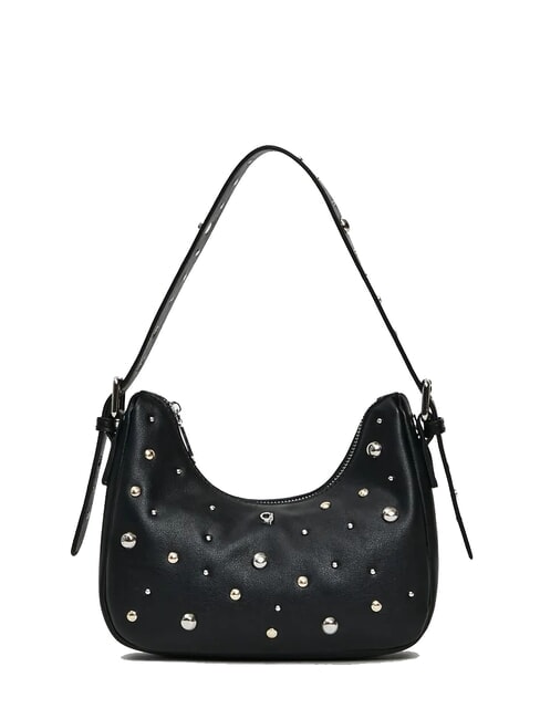 GAUDÌ ESTER Geantă mică de umăr cu ținte BLACK - Genți femei