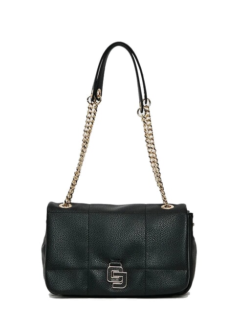 GAUDÌ ESMERALDA Geantă de umăr medie cu mânere din lanț BLACK - Genți femei