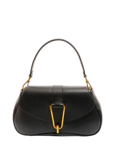 COCCINELLE HIMMA Geantă de mână din piele cu curea de umăr negru - Genți femei