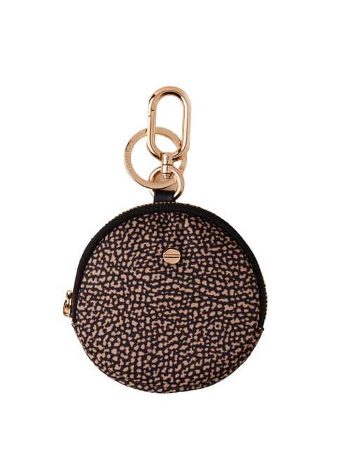 BORBONESE KEYRING  Breloc / Poșetă pentru monede OP / NATURAL / NEGRU - Portchei