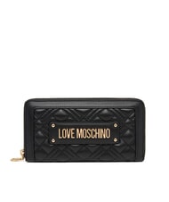 LOVE MOSCHINO QUILTED Portofel mare cu fermoar - Portofele femei