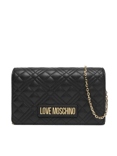 LOVE MOSCHINO SMART DAILY Geantă de umăr cu curea metalică negru - Genți femei