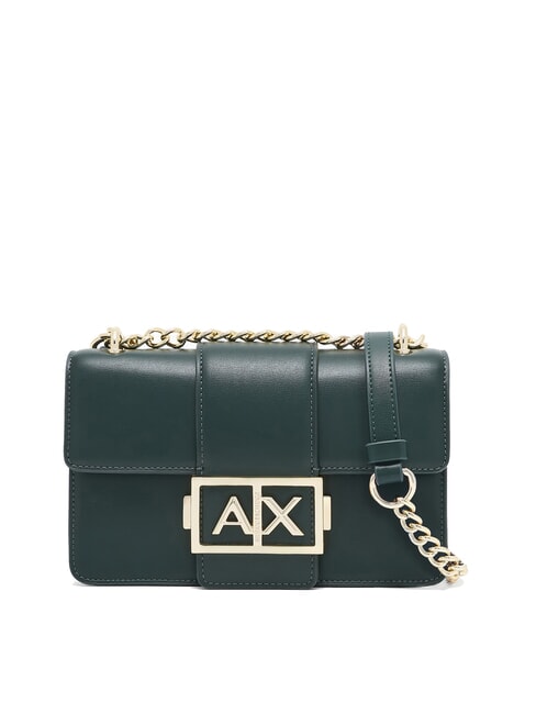 ARMANI EXCHANGE JODIE Mini geantă de umăr / geantă crossbody bate verde - Genți femei